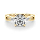 Round Split Shank Engagement Ring