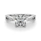 Round Split Shank Engagement Ring