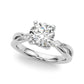 Round Split Shank Engagement Ring