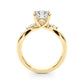 Round Split Shank Engagement Ring