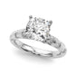 Contemporary Catherdral Engagement Ring