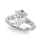Contemporary Catherdral Engagement Ring