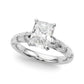 Contemporary Catherdral Engagement Ring