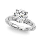 Contemporary Catherdral Engagement Ring