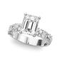 Mixed Shape Engagement Ring