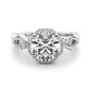 Twisted Shank Engagement Ring