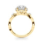 Twisted Shank Engagement Ring