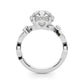 Twisted Shank Engagement Ring