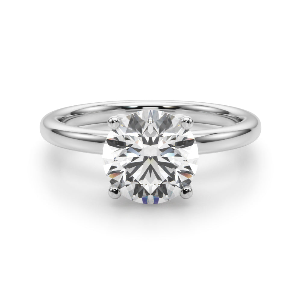 Floral Engagement Ring