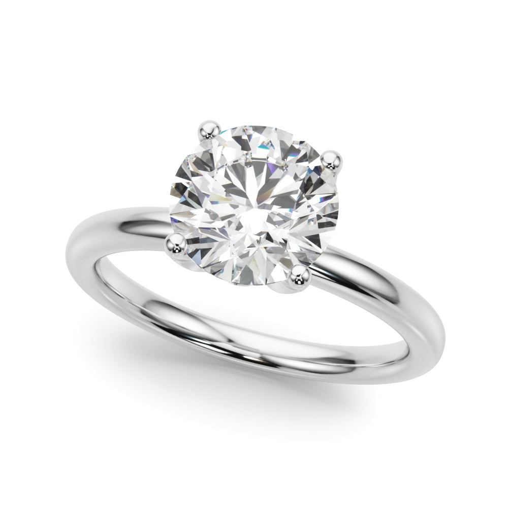 Floral Engagement Ring