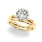Floral Engagement Ring