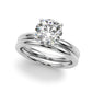 Floral Engagement Ring