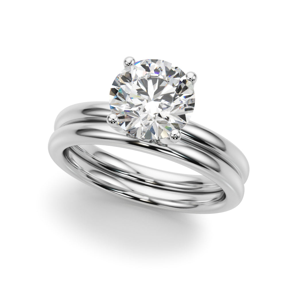 Floral Engagement Ring