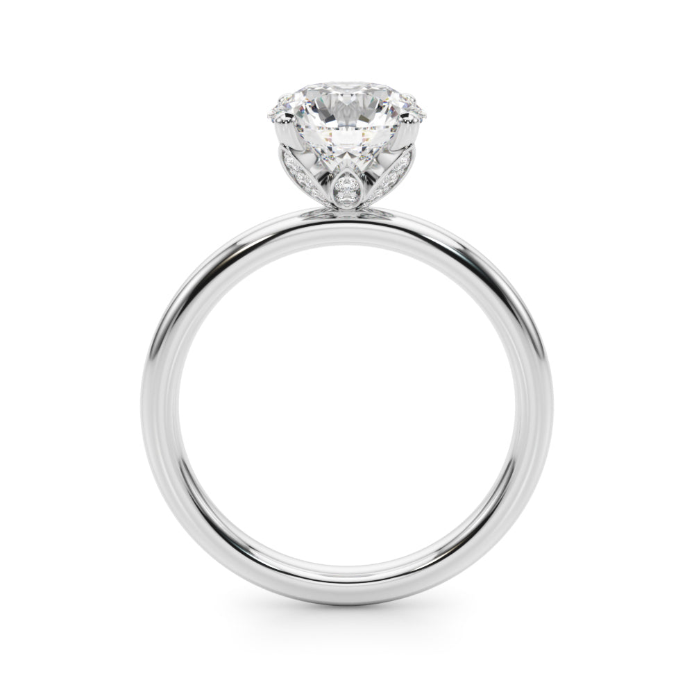 Floral Engagement Ring
