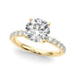 Floral Engagement Ring