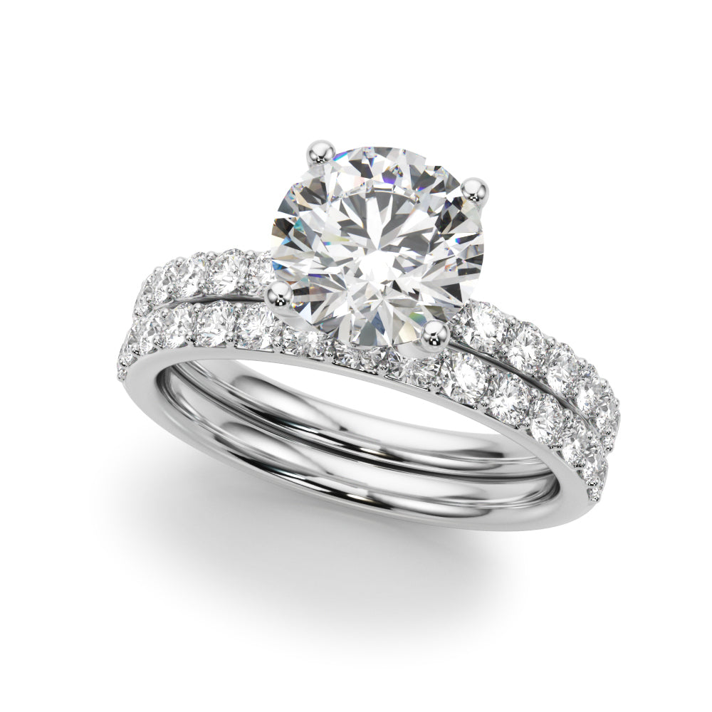 Floral Engagement Ring