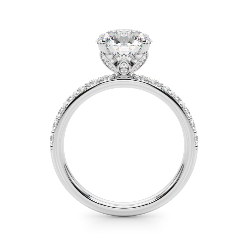 Floral Engagement Ring