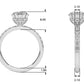 Floral Engagement Ring