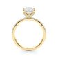 Floral Oval Engagement Ring
