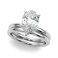 Floral Inspired Pear Engagement Ring