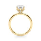 Floral Inspired Pear Engagement Ring