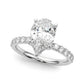 Floral Inspired Pear Engagement Ring