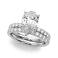 Floral Inspired Pear Engagement Ring