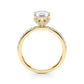 Floral Inspired Pear Engagement Ring