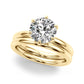 6-Prong Floral Engagement Ring