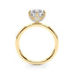 6-Prong Floral Engagement Ring