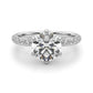 6-Prong Floral Engagement Ring