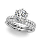 6-Prong Floral Engagement Ring