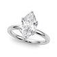 Floral Marquise Engagement Ring