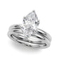 Floral Marquise Engagement Ring