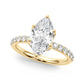 Floral Marquise Engagement Ring