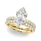 Floral Marquise Engagement Ring