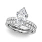 Floral Marquise Engagement Ring