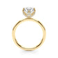 Floral Oval Engagement Ring