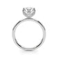 Floral Oval Engagement Ring