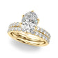 Floral Oval Engagement Ring
