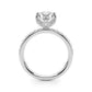 Floral Oval Engagement Ring