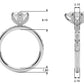 Floral Oval Engagement Ring