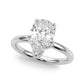 Floral Pear Engagement Ring