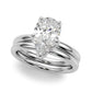 Floral Pear Engagement Ring