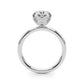 Floral Pear Engagement Ring