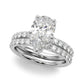 Floral Pear Engagement Ring