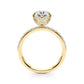 Floral Pear Engagement Ring