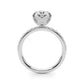 Floral Pear Engagement Ring