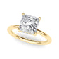 Hidden Halo Princess Cut Engagement Ring