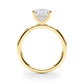 Hidden Halo Princess Cut Engagement Ring
